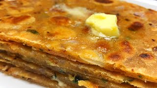 नाश्ते में बनायें यह बहुत ही आसान पनीर प्याज का पराठा | Paneer Pyaz ka Paratha recipe