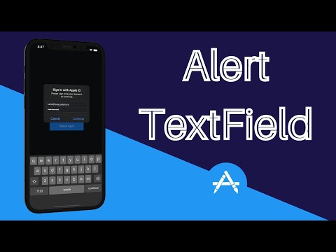 Swift: Add Textfield to Alert (2021, Xcode 12, Swift 5) - iOS Development Tutorial