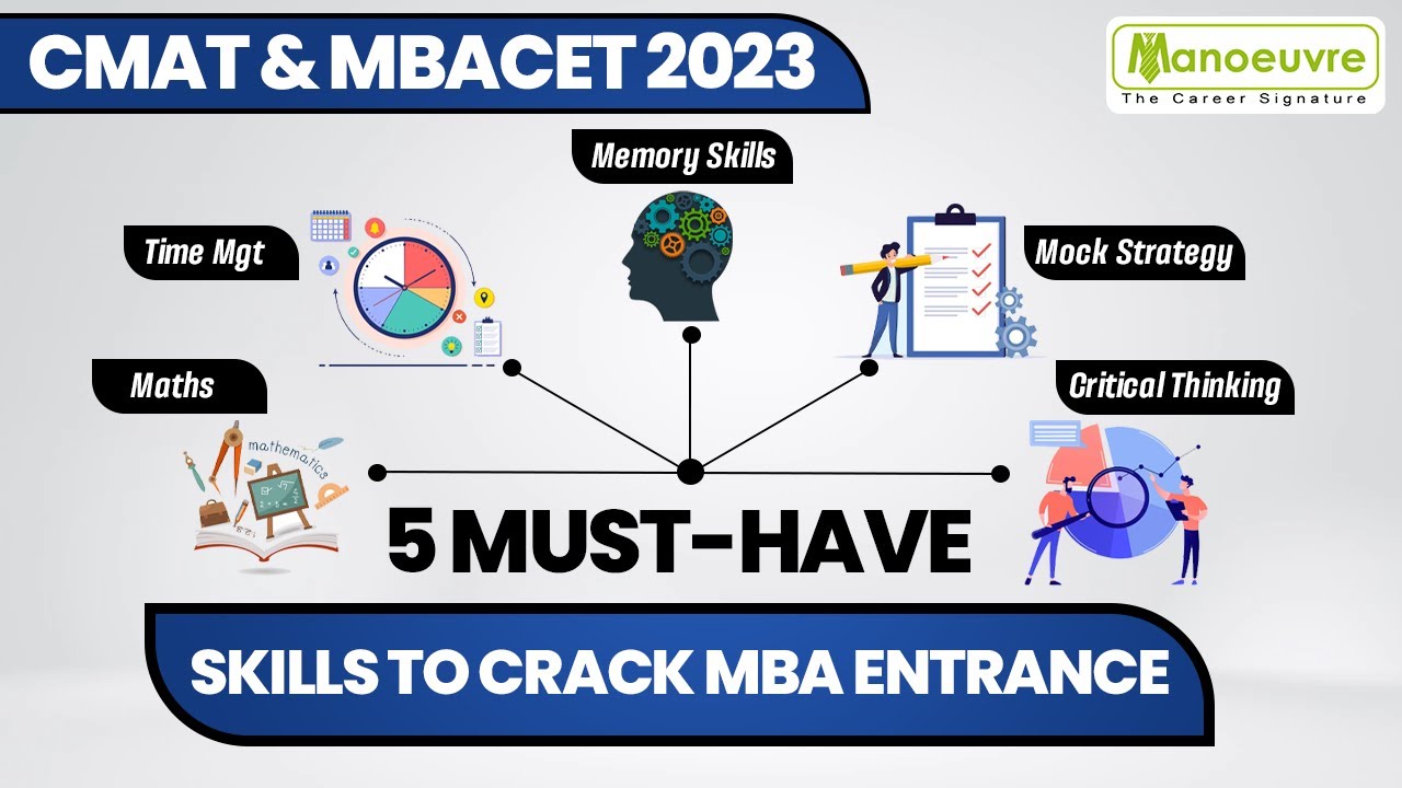 CMAT & MBA CET 2023 - 5 Must Have Skills To Crack MBA Entrance | Must ...