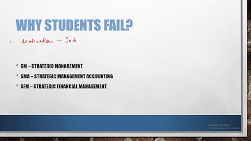 Advise for ICMA Final Students