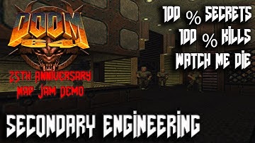 DOOM 64: Ethereal Breakdown DEMO - Map04 - Secondary Engineering 100% Secrets