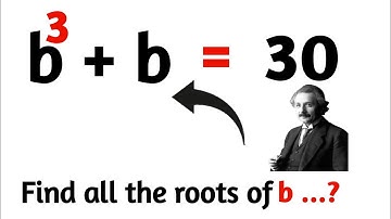 a Nice Math Olympiad Equation to solve | Find all possible roots of b