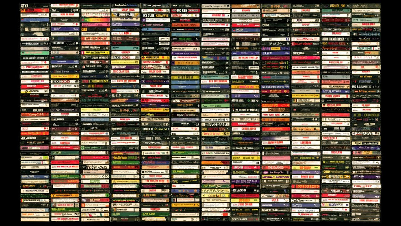 Beginning my Wall of Cassettes - YouTube