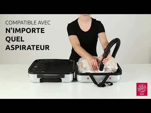 Découvrez l'Hybrid Luggage - La première véritable valise gain de place -  COMPACTOR® 