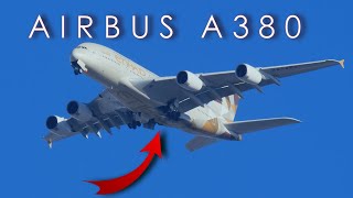 Airbus A380 Landing Gear mechanisms in action at an altitude of 2500 feet