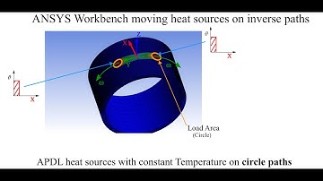ANSYS WB APDL Code moving heat sources on inverse paths (pipe welding directed away from each other)