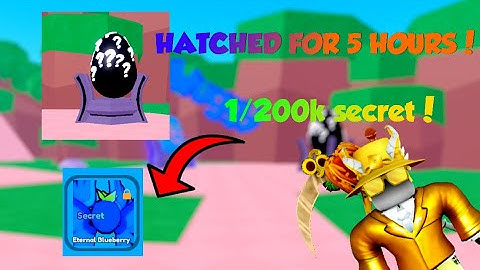 Hatching the new mystery egg for 5 hours in Ethereal Clickers X