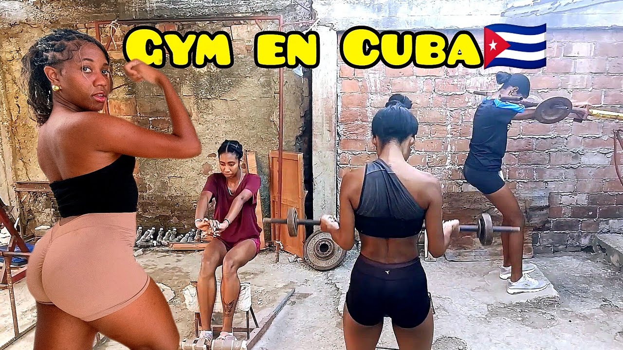 ASÍ ENTRENAN ESTAS CUBANAS 😱🇨🇺. MI GYM EN CUBA 💪