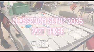 Classroom Setup 2025, Part 3