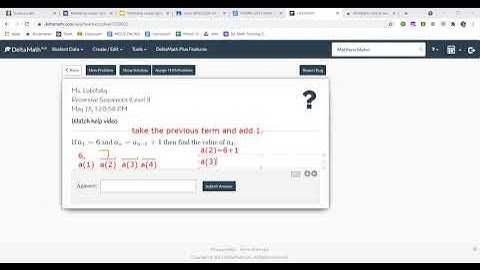Recursive Sequences (Level 1)