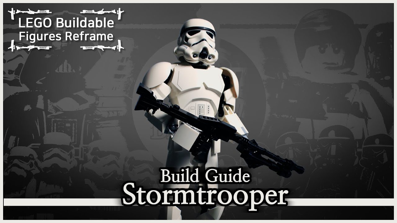 [Lego Star Wars] Stormtrooper [v1.0] 75531 Reframe Build Guide [B&W Bricks]