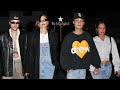 Justin Bieber Shows Off Abs While On Double Date With Jaden Hossler and Stassie