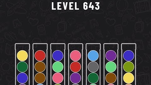 Ball Sort Puzzle Level 643 #ballsortpuzzle #ballsortpuzzlegameplay #puzzlegame #mobilegames