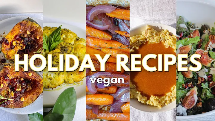 9 vegan & gluten free holiday recipes! - *full rec...