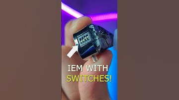 This IEM has tiny switches to tune the sound!✨