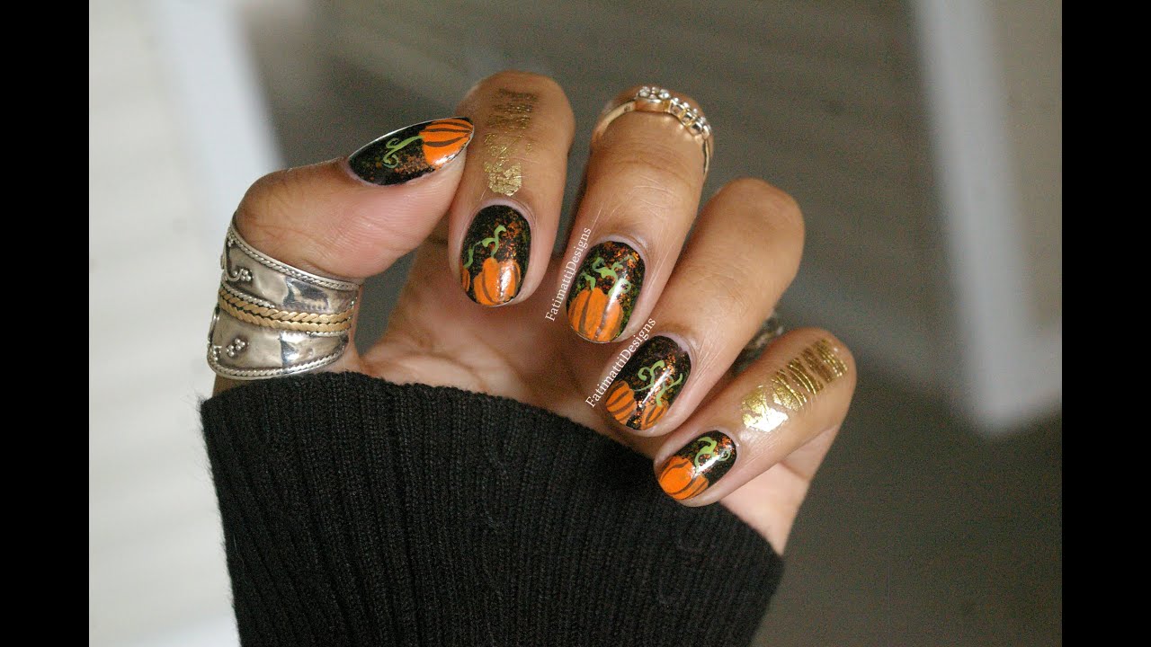 3. Pumpkin Patch Nails - wide 1