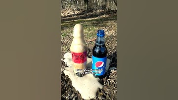 Coca Cola Vs Pepsi Vs Mentos (IN REVERSE) Reaction