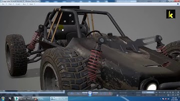 Tutorial on Modeling and Texturing a Pubg buggie in 3dsmax ( Part 5)