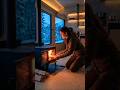 Abandoned Train Car Transformed Into a Luxury Off-Grid Home | Jungle Survival#JungleSurvival#ASMR