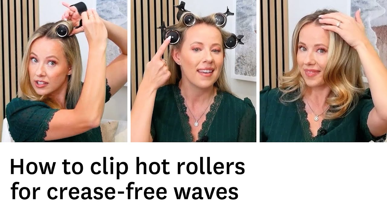 How to Clip Hot Rollers for Crease-Free Waves