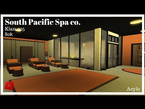 bloxburg spa tour and opening roblox