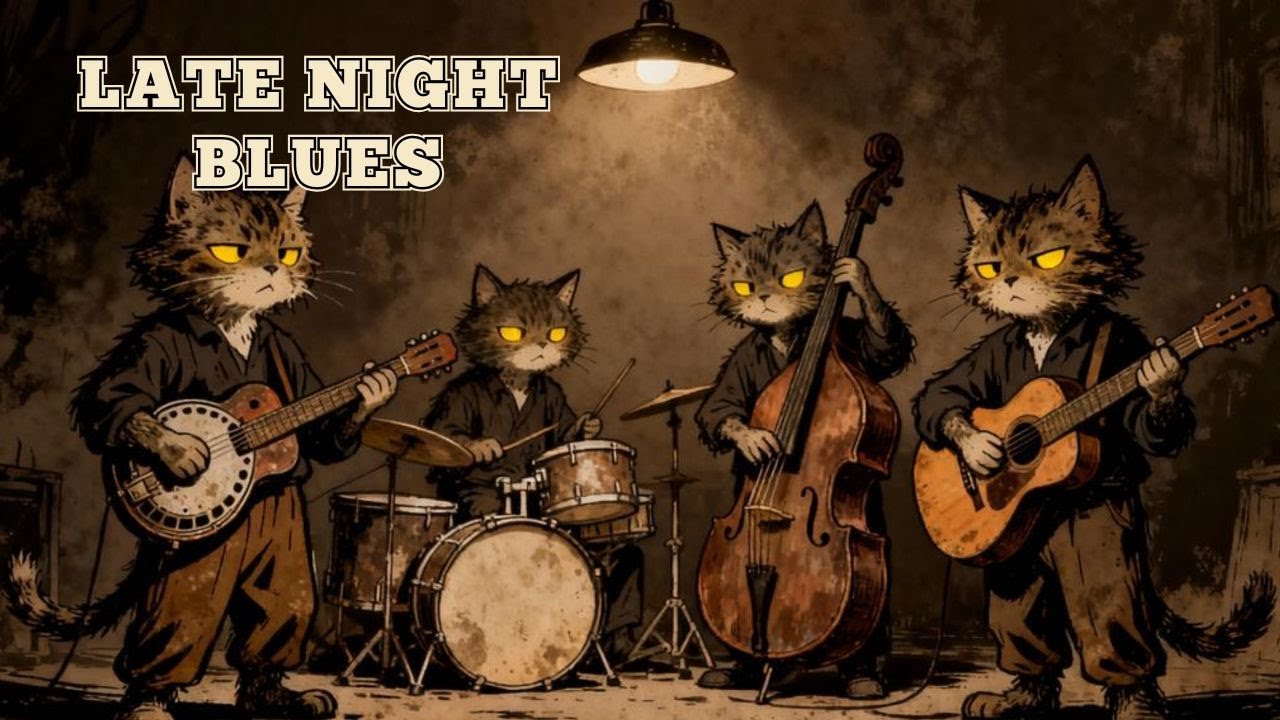 DEEP Southern DELTA Blues | Late Night Blues Instrumental Loop