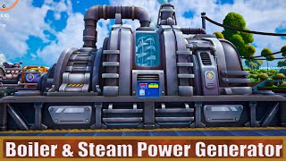 Foundry Boiler & Steam Power Generator Setup