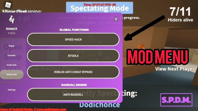 MOD MENU TIAHH BY SPDM TEAM ROBLOX MOD MENU 2021, MOD MENU TIAHH BY SPDM  TEAM ROBLOX MOD MENU 2021, By I.N.D NASA