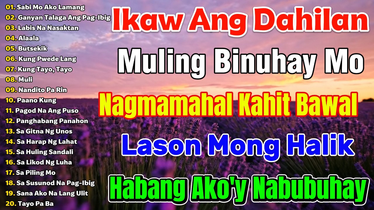Mga Lumang Tugtugin 60s 70s 80s 90s 🎈Pure Tagalog Pinoy Old Love Songs 🎈 Lason Mong Halik