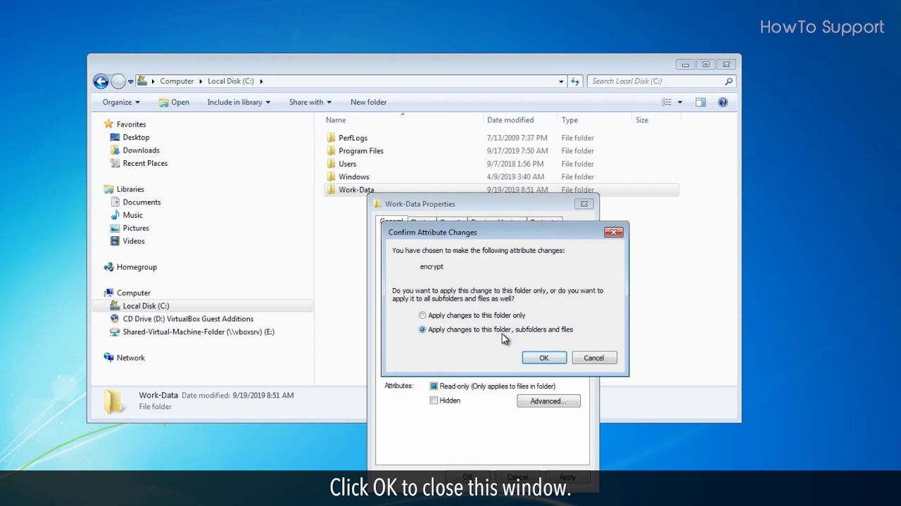 How to make a folder require a password windows 25