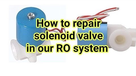 ro solenoid valve repair in Tamil /ro water flow problem /ro purification problem /#GreenMatTamil