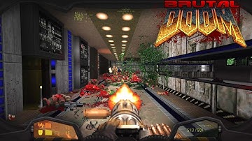 Brutal Doom [Exp v21.13.1, Visor] - Phobos: The Doomed Moon - E1M5 Phobos Lab | 4K/60