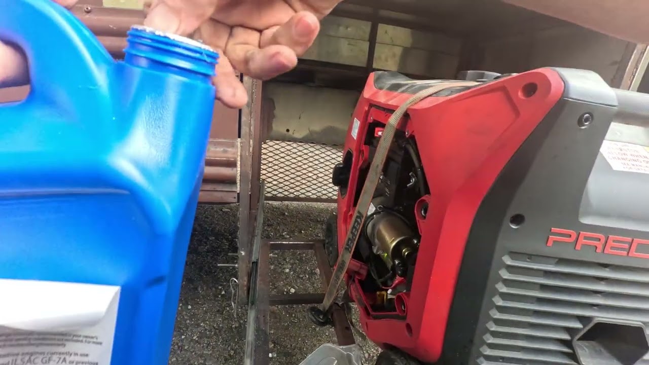 Замена масла в генераторе фудтрака 