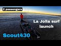 La Jolla surf launch crystal clear water #scout430