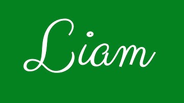 Learn how to Sign the Name Liam Stylishly in Cursive Writing