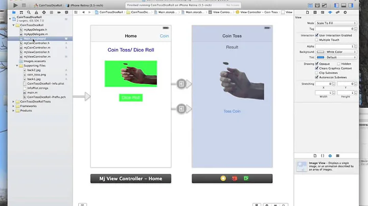 Xcode #8  Connecting The Storyboard to H files