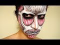 超大型巨人メイク方法(化粧)【進撃の巨人】Colossal Titan Makeup Tutorial 【Attack on Titan】