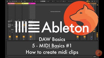 Ableton Live Hướng dẫn - MIDI Cơ bản #1 Cách tạo ra clip MIDI