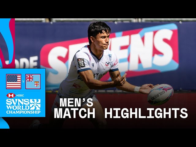 SENSATIONAL finish 😱 | USA v Fiji | HSBC SVNS Bordeaux 2026 | Match Highlights