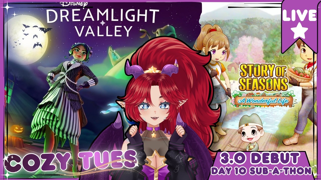 ⭐3.0 DEBUT SUB-A-THON: Day 10 ~ Cozy Tues, Let's play cozy games⭐