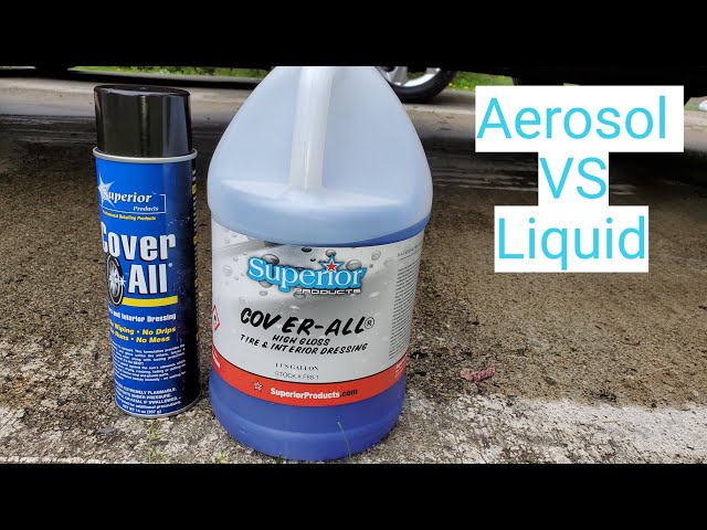 Superior Products California Cover All â€“ Automotive Tire  Shine Spray