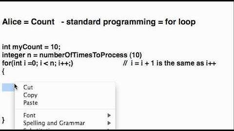 merihelp- Alice 3 programming for loops - for statement explained