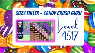 Candy Crush Level 4517 Talkthrough, 21 Moves 0 Boosters screenshot 1