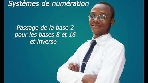 Conversion de la base 2 pour les bases  8 et 16 inversement  #YouTube #AU INFO