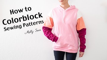 How to Colorblock a Sewing Pattern