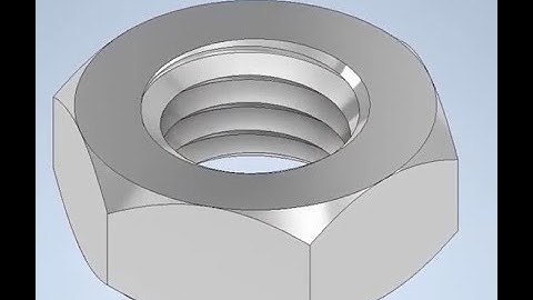 Autodesk Inventor Tutorial Nut