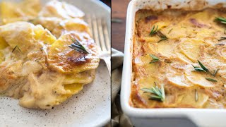 Creamy Vegan Potato Gratin (Dauphinoise) | Super Simple & Delicious