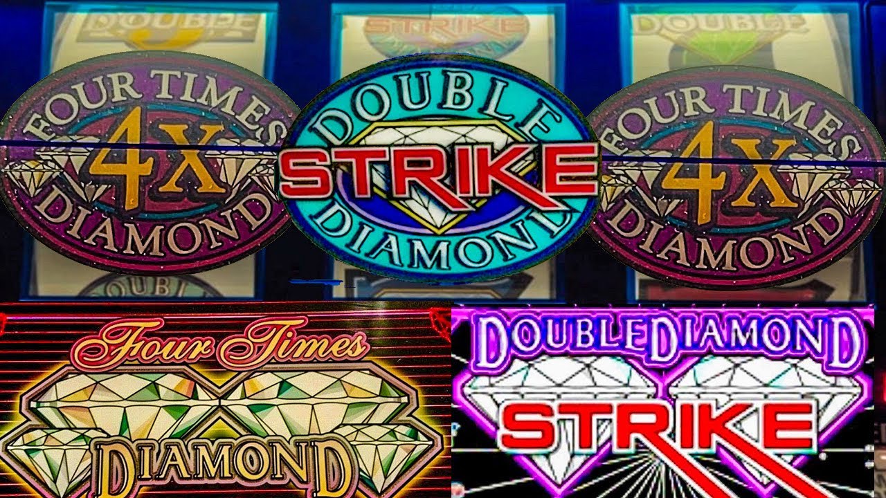 Classic Old School Reel Slots Four Times Diamond and Double Diamond Strike