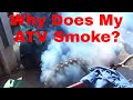 Smokey honda atc 200s motor disassembly why does this atv smoke so bad