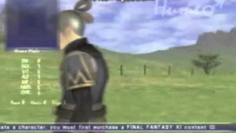 FFXI Account - Character Creation Guide